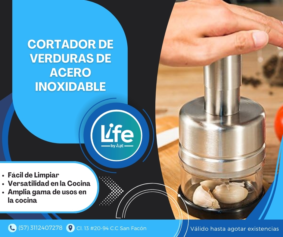 Miniatura 4 de Cortador De Verduras De Acero Inoxidable